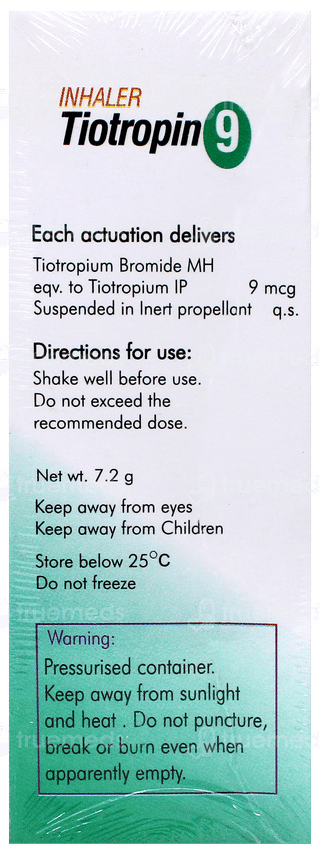 Tiotropin 9 Inhaler 120Mdi